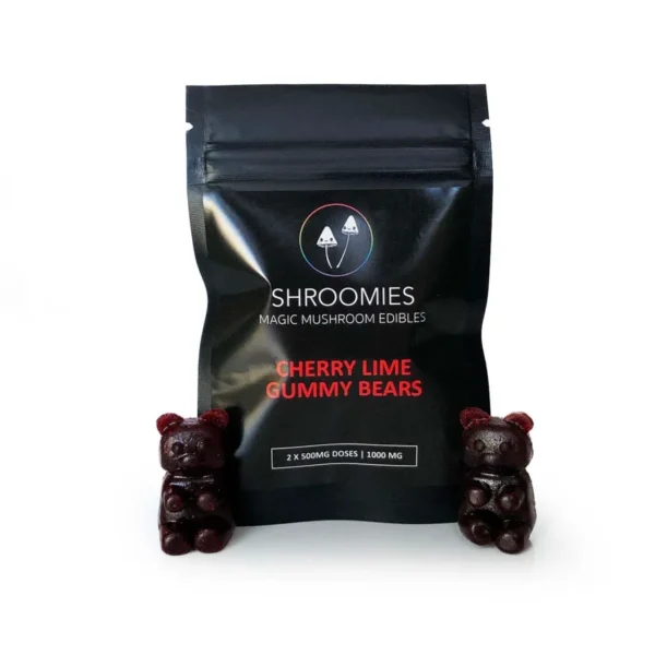 SHROOMIES – Cherry Lime Gummy Bears (1000mg)